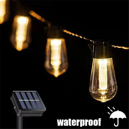 1PC Solar Bulbs String Lights,Outdoor Waterproof Garden Lamps,Garden,Terrace,Balcony,Camping,Party Retro Decoration  Fairy Lamps