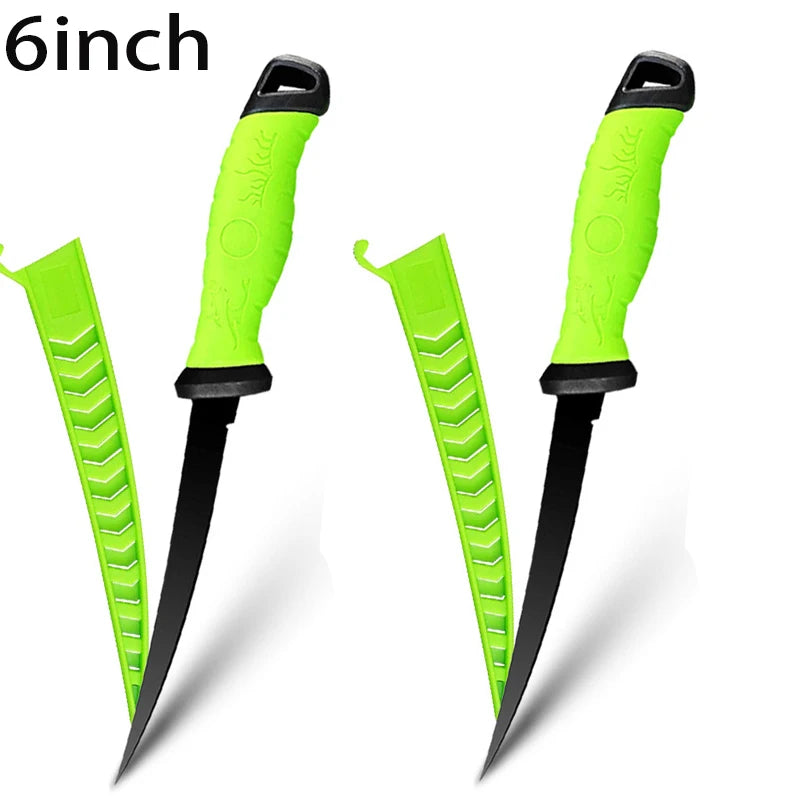 Stainless Steel Fillet & Boning Knife with Sheath