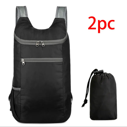 1pc Weekend Travel Bag, Foldable Waterproof Tear-resistant Lightweight Backpack, Large Capacity Travel Business Backpack, Sports