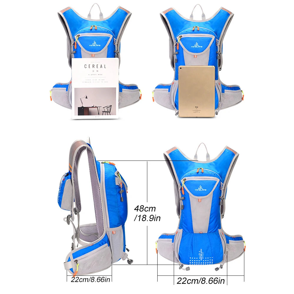 Hydration Backpack, Leak Proof Hiking Backpack, Water Backpack for Running Hiking Biking Climbing, Lightweight Hydration Pack