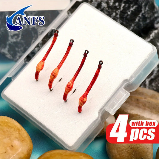 ANFS Squirmy Wormy Flies (4 Pack)