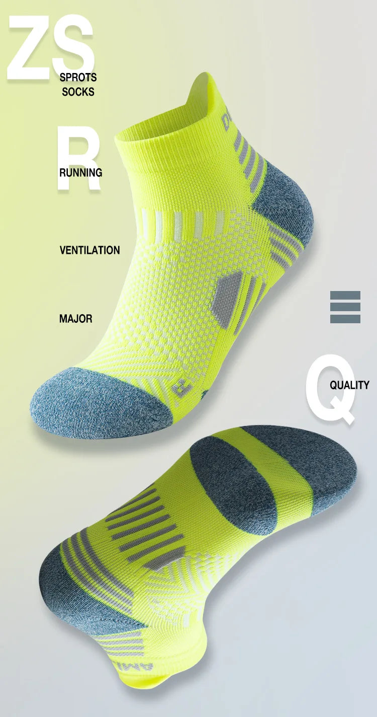 3/1Pairs Sport Compression Ankle Socks Men Women Professional Low Cut Fitness Marathon Running Outdoor Deodorant Breathable Sox