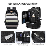 Men's Travel Backpack Outdoor Waterproof Expandable Rucksack Large Capacity Laptop  Backpack Outdoor Hiking Mountaineering Bags