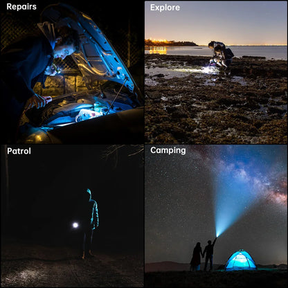 SOFIRN SC18 1800lm SST40 LED 18650 Torch TIR Optics Lens EDC Flashlight USB C Rechargeable Lantern