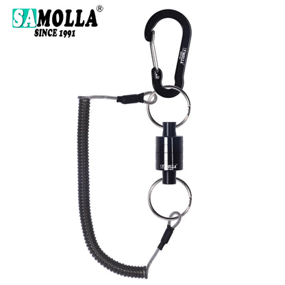 SAMOLLA Magnetic Net Release with Coiled Lanyard