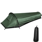 Backpacking Tent Outdoor Camping Sleeping Bag Tent Lightweight Single Person Sleeping Tent for Outdoor Camping  Travel Hiking