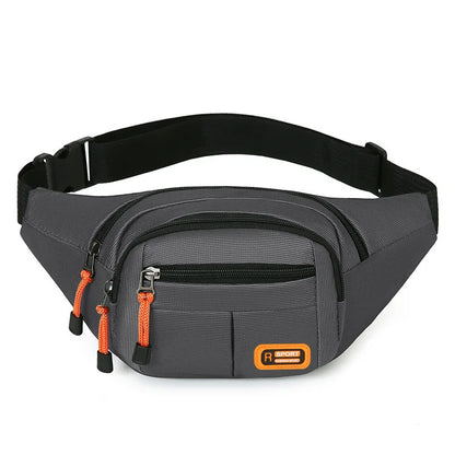Homefish Unisex Waist Bag Multifunctional Large Capacity Splash Resistant Wear Resistant Worksite Outdoor Fanny Pack