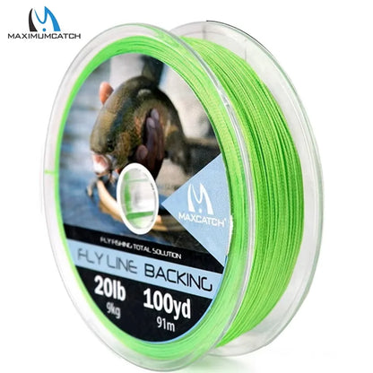 MAXIMUMCATCH Braided Fly Backing 100-300 Yds