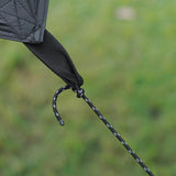 4 Outdoor Tent Ropes, Reflective Ropes Canopy Ropes Reinforced Windproof Ropes with Buckles To Ensure Safety Camping Accessories
