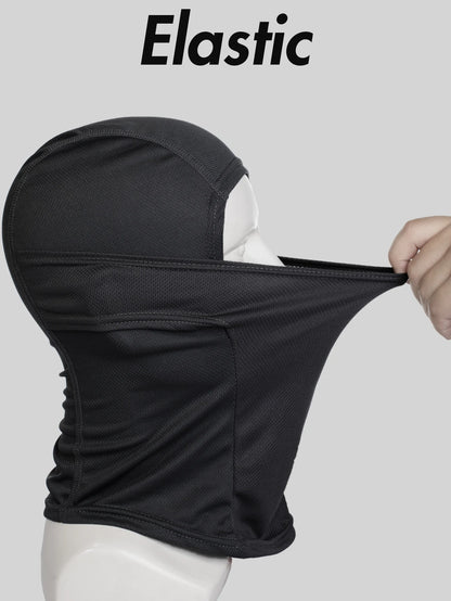 MusionTactical Balaclava Full Face Mask Quick-dryHiking Cycling Camping Hunting AirsoftHood Cap Bike Head Cover Summer Men Women