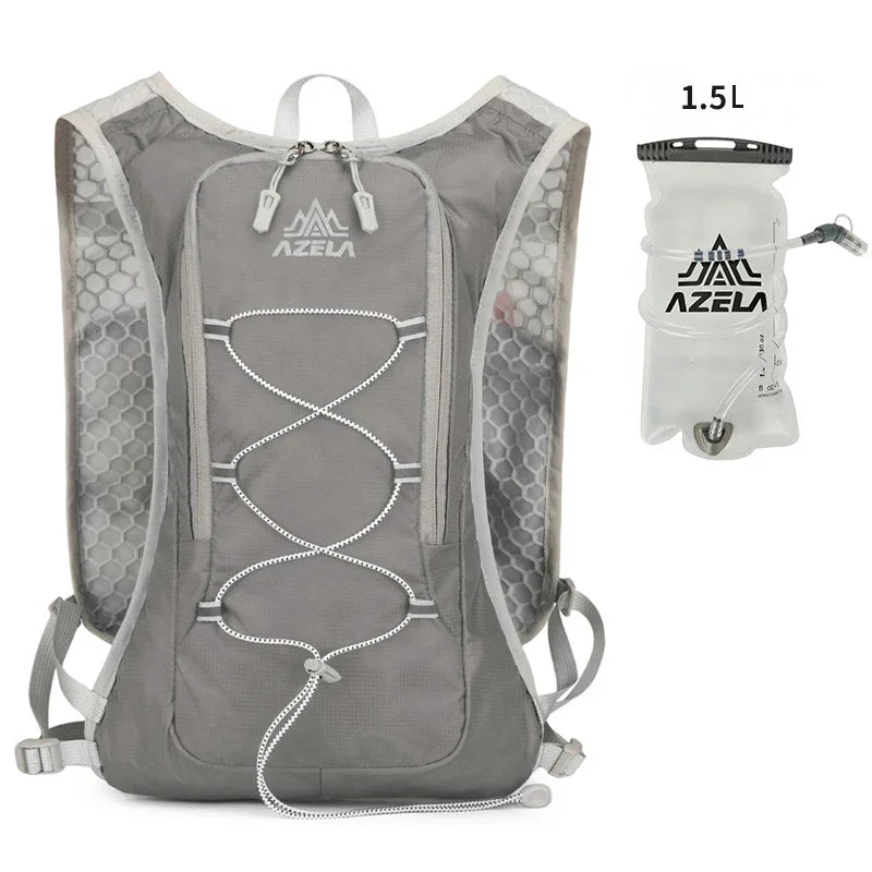 8L Running Hydration Vest Backpack Men Women Outdoor Sport Bags Trail Marathon Jogging Hiking Backpack Option Water Bag Flask