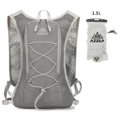 8L Running Hydration Vest Backpack Men Women Outdoor Sport Bags Trail Marathon Jogging Hiking Backpack Option Water Bag Flask