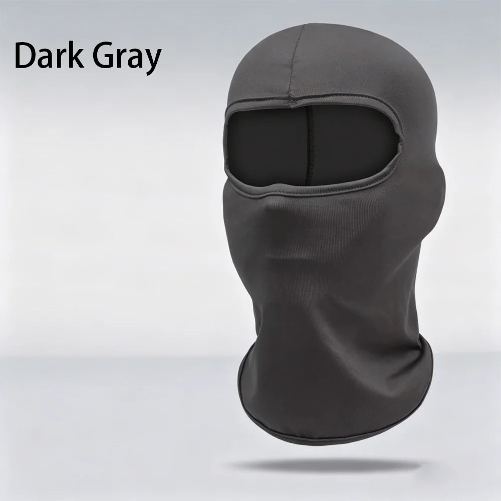Thin Breathable UV Protection Full Face Mask Neck Cover Lightweight Helmet Liner for Cycling Running Motorcycle Outdoor Activity