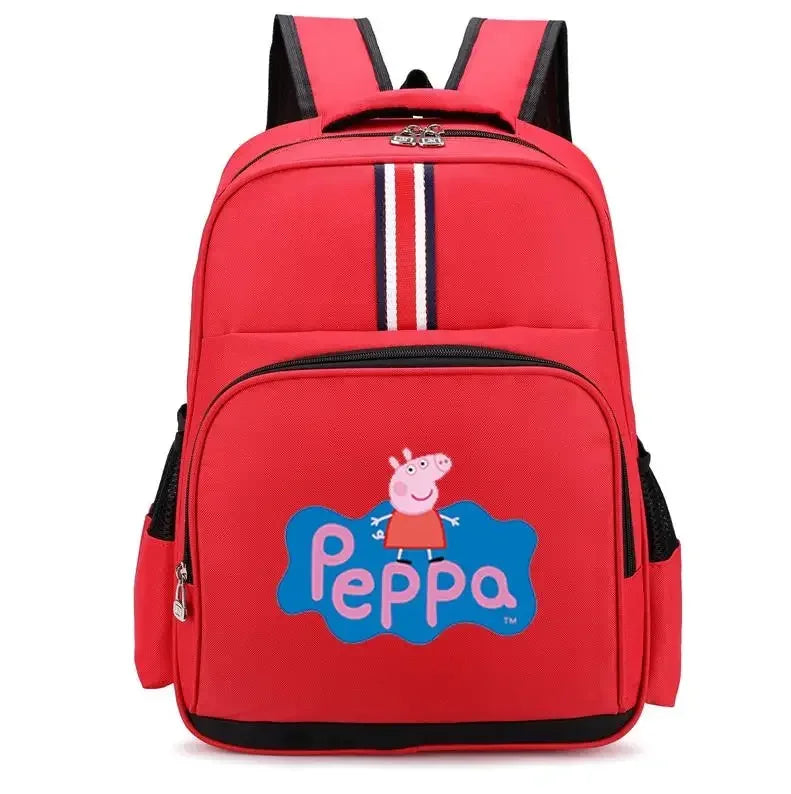 Peppa Pigs Schoolbag Print Backpack for Boys Girls Large Capacity Backpacks for Primary School Students Bag Birthday Gift