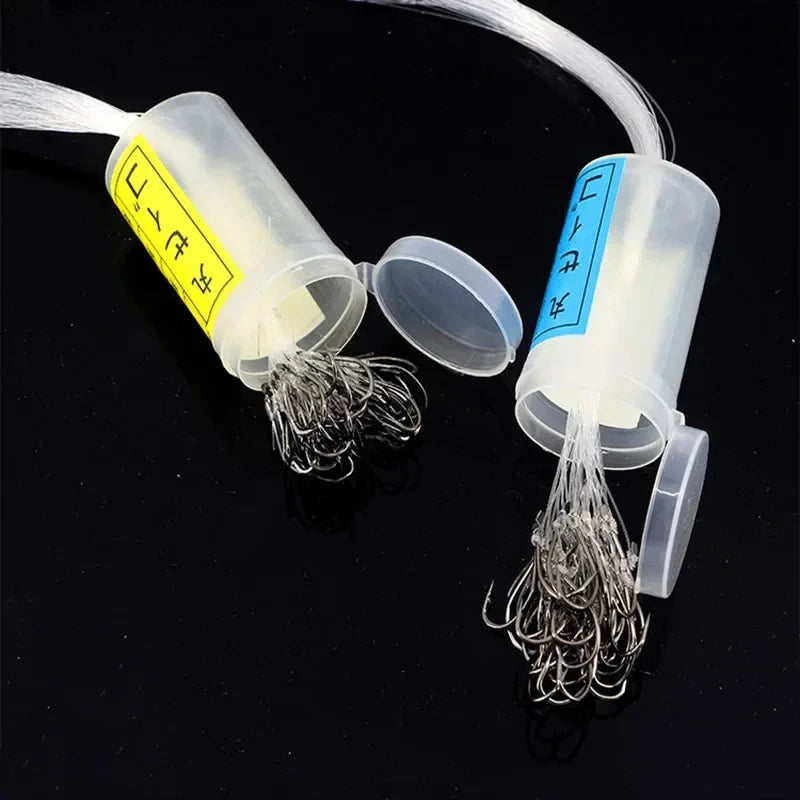 HOMEFISH Barbed Fishing Hooks (50 Pack)