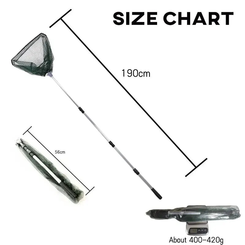 Telescopic Aluminum Landing Net 190cm