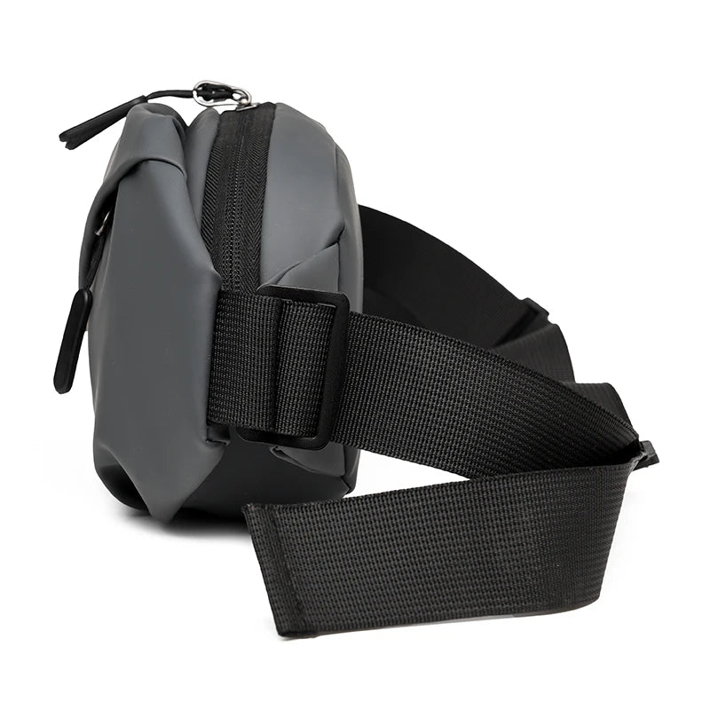 Men Minimalist Outdoor Sports Running Jogging Waist Bag Man Waterproof Fanny Pack Stylish Cross Body Belt Bag Waist Bag for Men