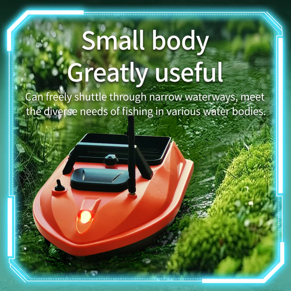 GPS Smart Bait Boat with 24 Saved Fishing Spots & Auto-Return