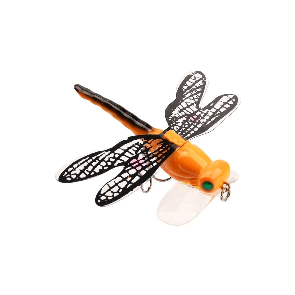 Topwater Dragonfly Popper Fly 75mm