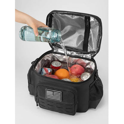 Tactical Thermal Cooler Bag Outdoor Heavy Duty Lunch Box Work Leakproof Insulated Durable Lunch Bag For Camping Picnic