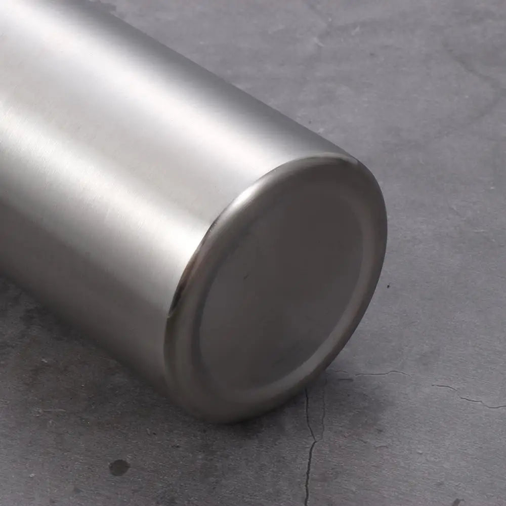 Portable Stainless Steel Bicycle Water Bottle Sports Fitness Single Walled Vacuum Insulated Metal Flask