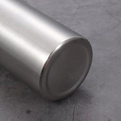 Portable Stainless Steel Bicycle Water Bottle Sports Fitness Single Walled Vacuum Insulated Metal Flask