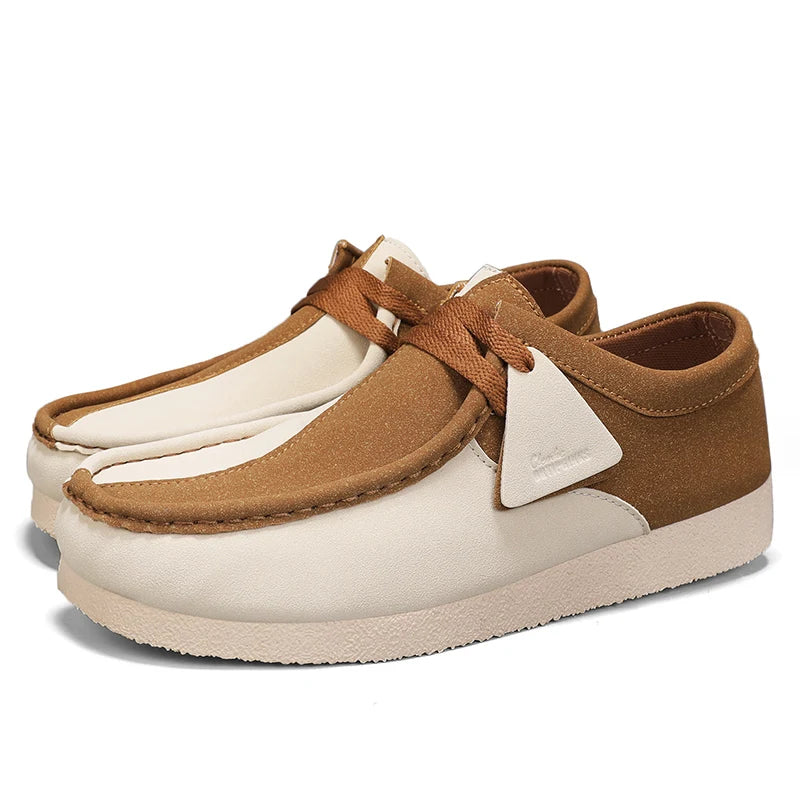 Men’s Casual Comfort Sneakers – Versatile Outdoor Fashion Shoes with Thick Sole