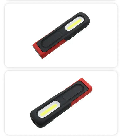 Portable USB Rechargeable Work Light Magnetic COB LED Flashlight Hanging Lamp with Built-in Battery Camping Torch