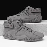 Men’s Waterproof Hiking Boots – Scratch & Wear-Resistant Outdoor Shoes for Golf, Riding, Business & Motorcycle Style
