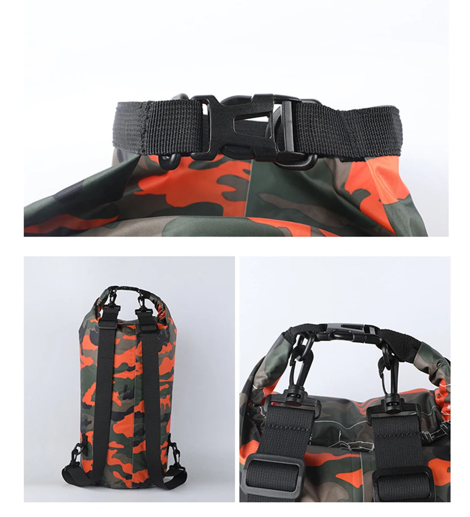 Dry Bag Waterproof for Women Men,2/5/10/15/20/30L Outdoor Sports Bag for Swimming Boating Kayaking Rafting River Trekking