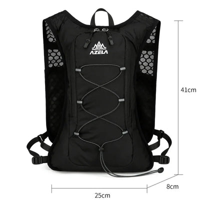 8L Running Hydration Vest Backpack Men Women Outdoor Sport Bags Trail Marathon Jogging Hiking Backpack Option Water Bag Flask