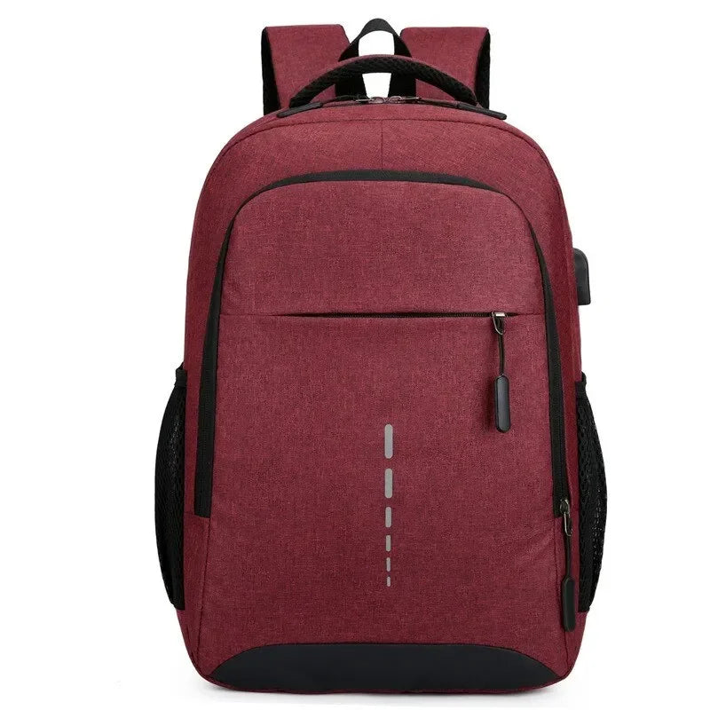 Men's Backpack Large Capacity Simple Fashion Travel Female Student Computer Bag Travel Shoulder Bag