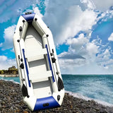 Inflatable PVC Rowing Kayak 3.3m – 5 Person Fishing Canoe Dinghy with Accessories