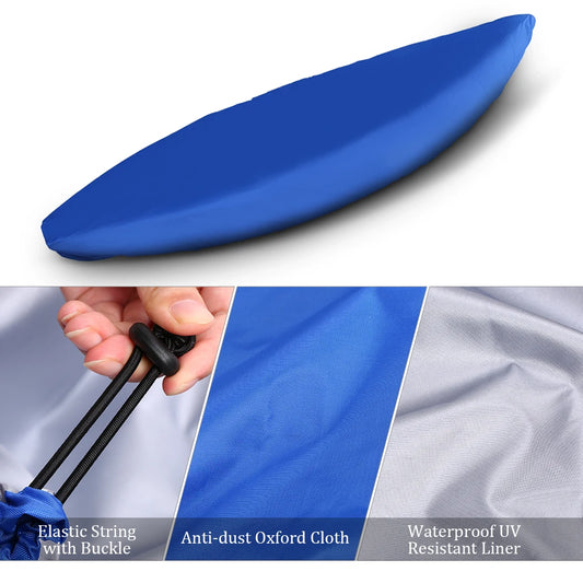 Universal Waterproof Kayak Cover – UV Resistant Canoe & Boat Dust Storage Shield
