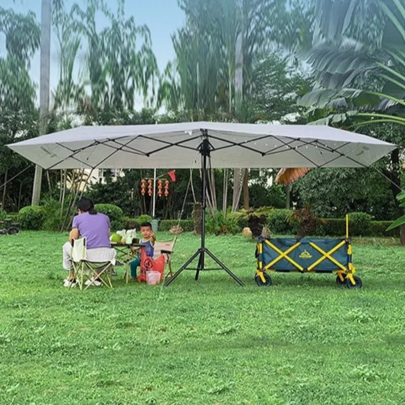 Camping Foldable Portable Sun Shelter Quick Setup Beach Picnic Sun Protection Shelters Waterproof Adjustable Camping Supplies