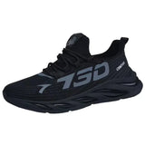 Men’s Slip-On Sneakers – Breathable Running Shoes for Walking, Training & Tennis (Lightweight Casual Comfort)