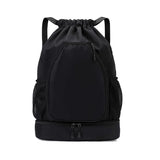 Custom logo outdoor Drawstring Sports Backpack Large Capacity badmintonta bag personality customization waterproof Nylon backpac