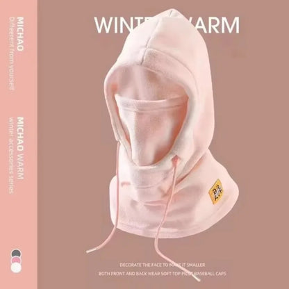 Winter Warm Hat with Mask and Neck Warmer 3-in-1 Windproof Balaclava for Men and Women Masked Hat Cycling Cold Weather Protectio