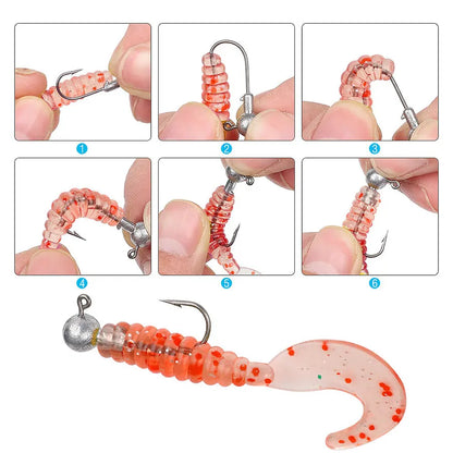 WODJYJ Jig Head Hooks (1g-28g)