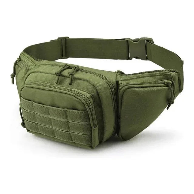 Tactical Multi-function Waist Pack Fanny Packs for Men Nylon Shoulder Hiking Mobile Phone Bag Sports High-capacity Waist Bag