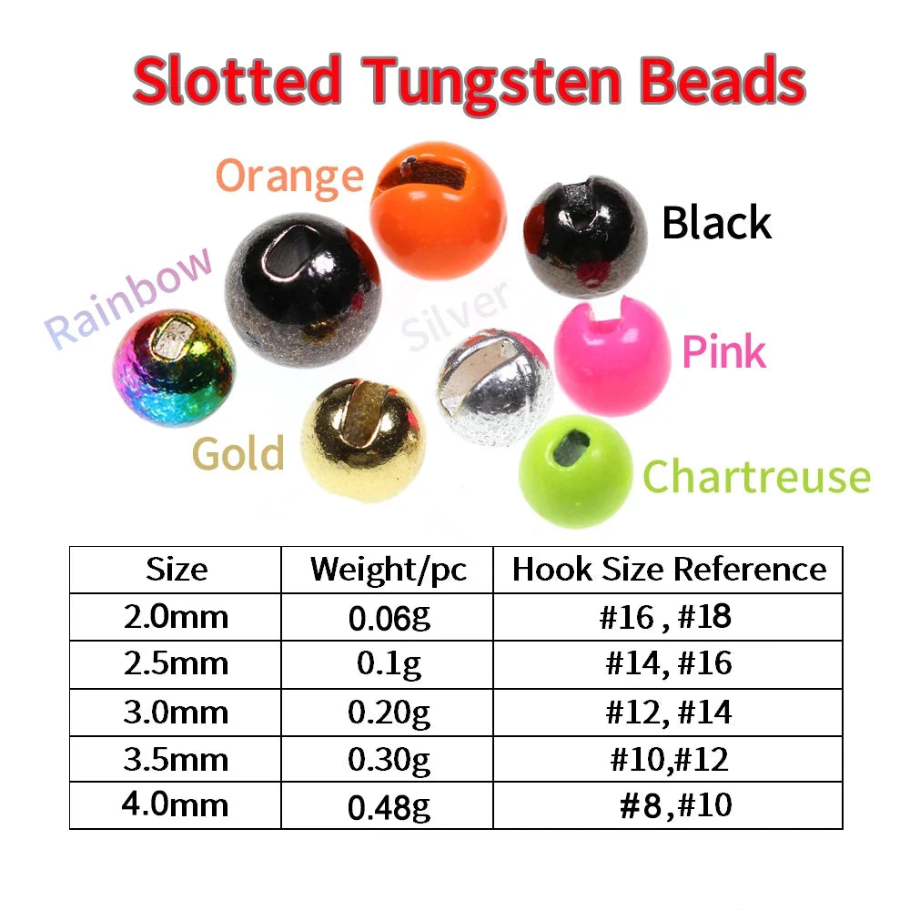 Royal Sissi Colorful Slotted Tungsten Beads (20 Pack)