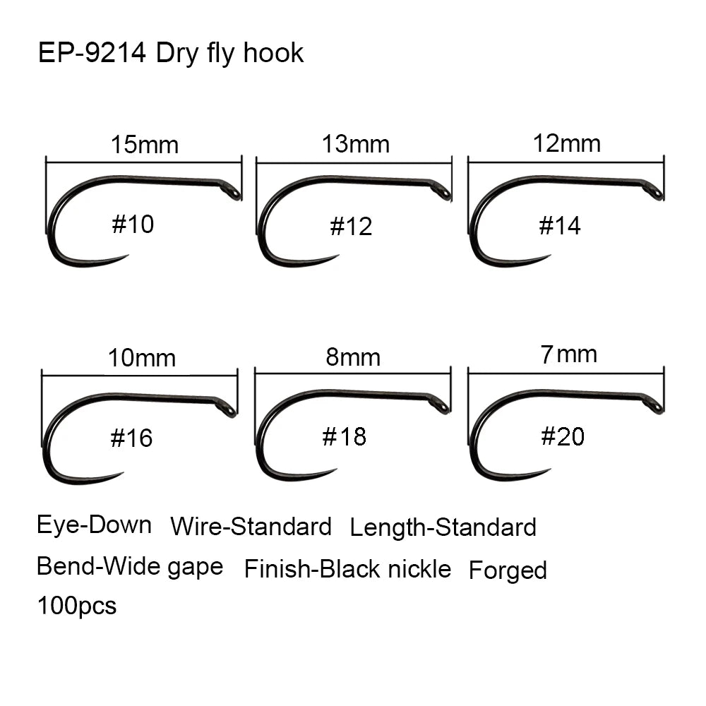 Aventik Competition Barbless Fly Hooks (50 Pack)