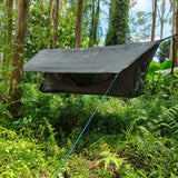 Lightweight Camping Hammock Tent with Mosquito Net Canopy Backpacking Travel Bed Includes Trees Perfect for Hiking Outdoor Use