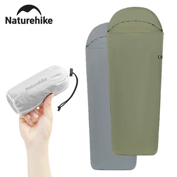 Naturehike Sleeping Bag Liner 128g Ultralight Outdoor Travel Hiking Single Sleeping Bag Liner Travel Blanket Inner Sleeping Bag