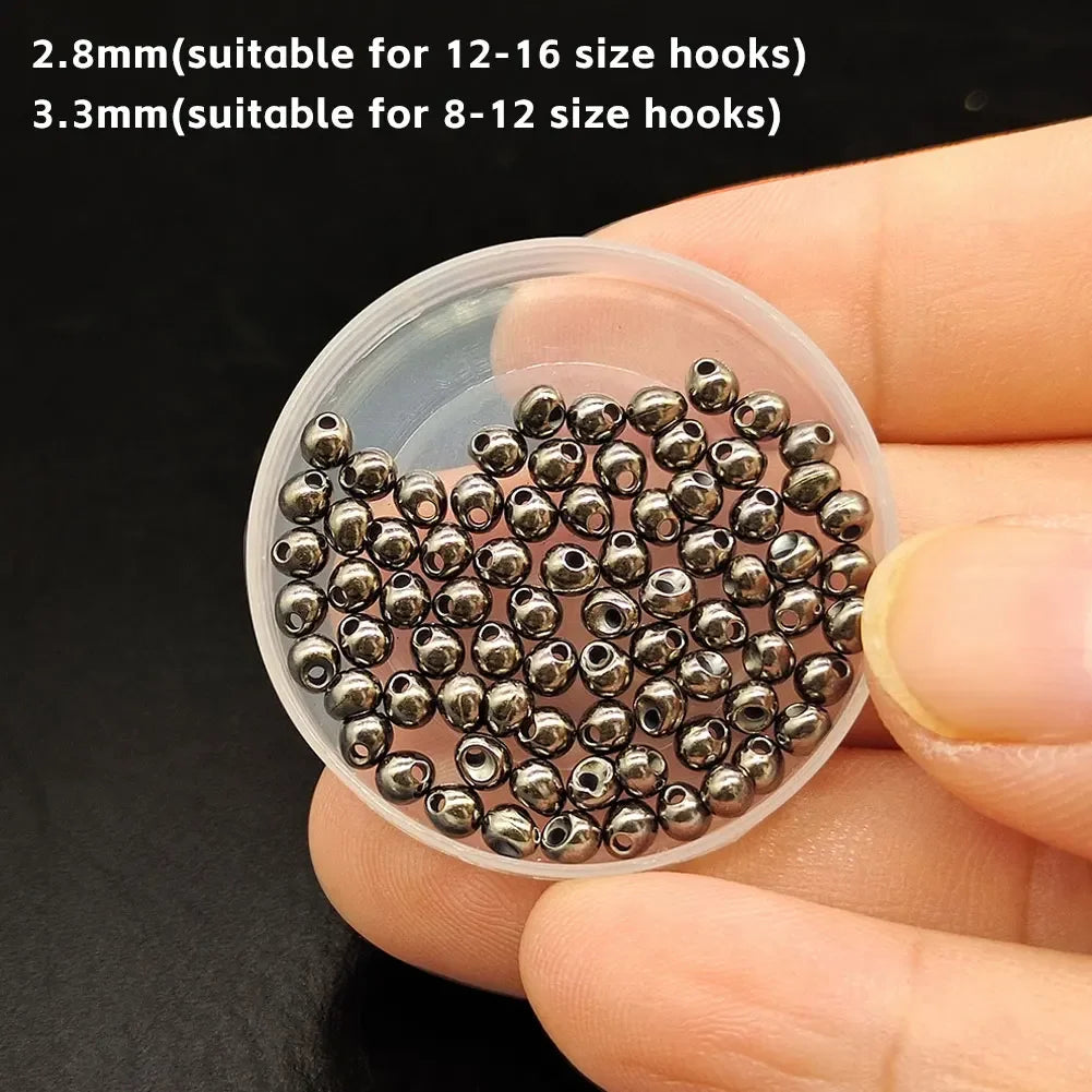 Slotted Tungsten Beads 2.8/3.3mm (10 Pack)