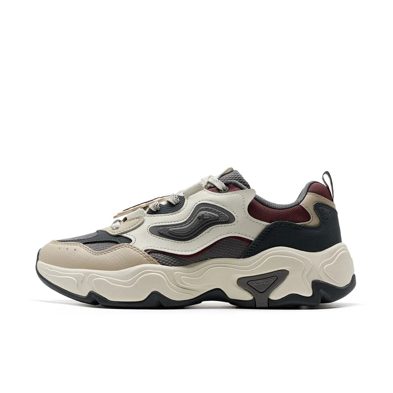 Xtep Star Trails 2.0 Men’s Casual Sneakers – Retro Thick Sole Low-Top Sports Shoes (2025 Collection)