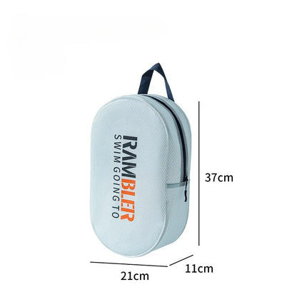 Large Capacity Waterproof Swim Bag with Wet Dry Separation for Sports and Privacy Protection