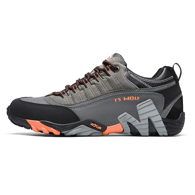 Men’s Waterproof Trekking Shoes – Outdoor Hiking Boots, Leather Hunting & Tactical Footwear