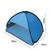 Beach Headrest Sunshade Tent UV-protecting Sunshelter Automatic Opened Portable Outdoor Camping Sunshade Tent For Adults Kids