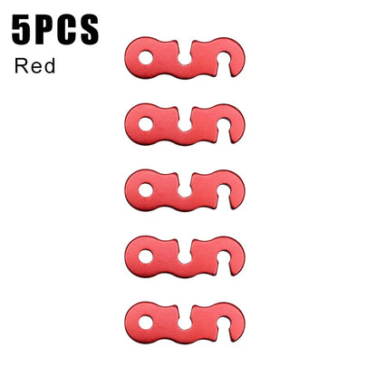 Adjustable S-Type Tent Rope Tensioners – 1 to 30 Pack